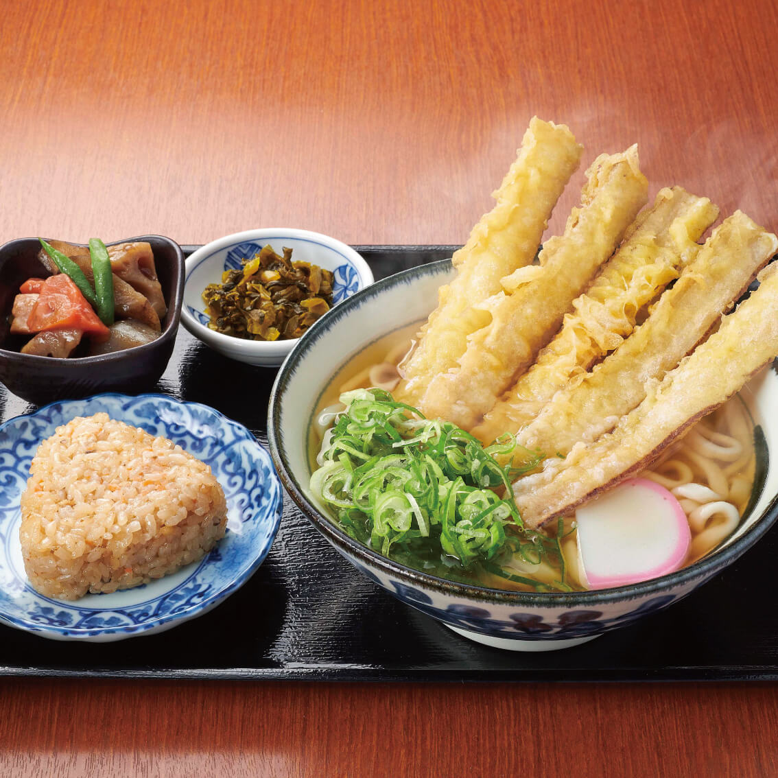 ごぼう天うどんセット
